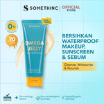 SOMETHINC Omega Butter Deep Cleansing Balm  - Balm Pembersih Makeup Waterproof, Non comedogenic, Tidak Merusak Skin Barrier, Cocok untuk kulit sensitif