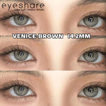 Eyeshare Softlens Minus (0.00~-7.00) Venice Gray 1Pasang Lensa Kontak Minus Softlens Gray