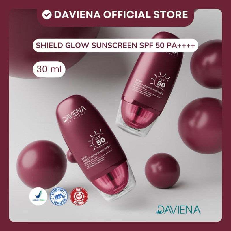 DAVIENA SKINCARE 5X UV Sheild Glow Sunscreen SPF50 PA++++