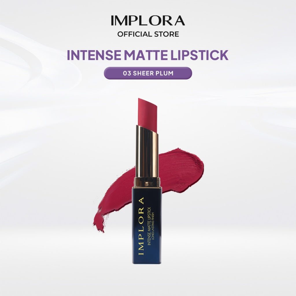 Implora Lipstick Intense Matte | Lipstik Transferproof Long-Lasting