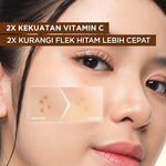 GARNIER Serum Bright Complete Overnight PURE VITAMIN C Serum 15ml 30ml - Skincare Mencerahkan Wajah Vitamin C Cocok untuk semua jenis kulit Serum Malam