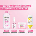 GARNIER Sakura Glow Ceramide Skin Barier Day Cream Cerah Merona SPF 30 PA +++ 50 ml Hydrating Moisturizer Tone Up Glowing Skincare - Krim Siang pelembab wajah pemutih wajah pinkish radiance
