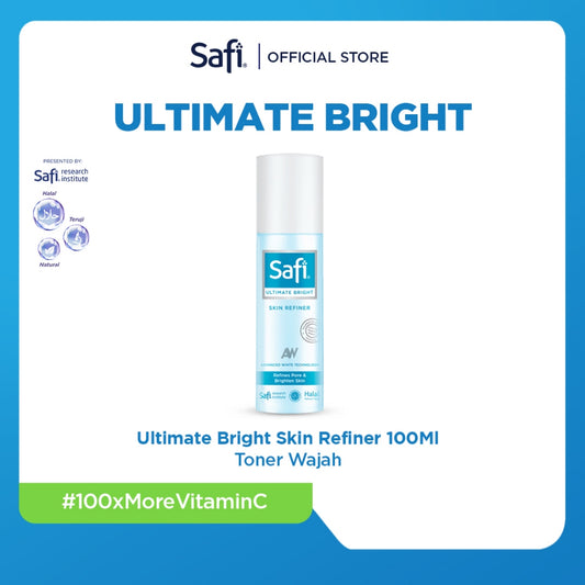 SAFI ULTIMATE BRIGHT SKIN REFINER 100ML - Toner Wajah