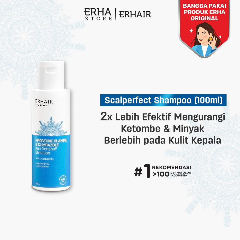 [SPECIAL BUNDLE 2IN1] SCALPERFECT Shampoo + Eksfoliasi ketombe | Perawatan Rambut Berketombe| Rambut Lepek | Rambut Lepek Berminyak