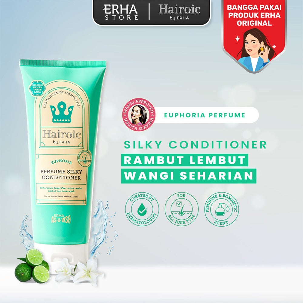 Hairoic Euphoria Silky Conditioner 180ml - Parfum Kondisioner Rambut