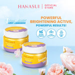 [Scrub] Hanasui Brightening Body Scrub - Mengangkat Sel Kulit Mati Halus Sehat Cerah Symwhite 377 Glutathione Niacinamide Ceramide