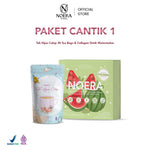 Noera Collagen Drink Watermelon With Birdnest and Saffron Extract Improved Formula | Minuman Kolagen Glutathione Pencerah Badan | Noera Premium Collagen Drink | Colagen Beauty Drink | Minuman Pencerah Badan Anti Aging