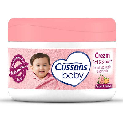 Cussons Baby Soft & Smooth Krim Bayi Almond & Rose Oil 50 g