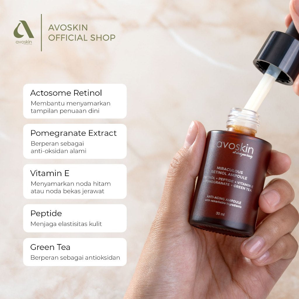 Paket Skincare-Avoskin Miraculous Retinol Series
