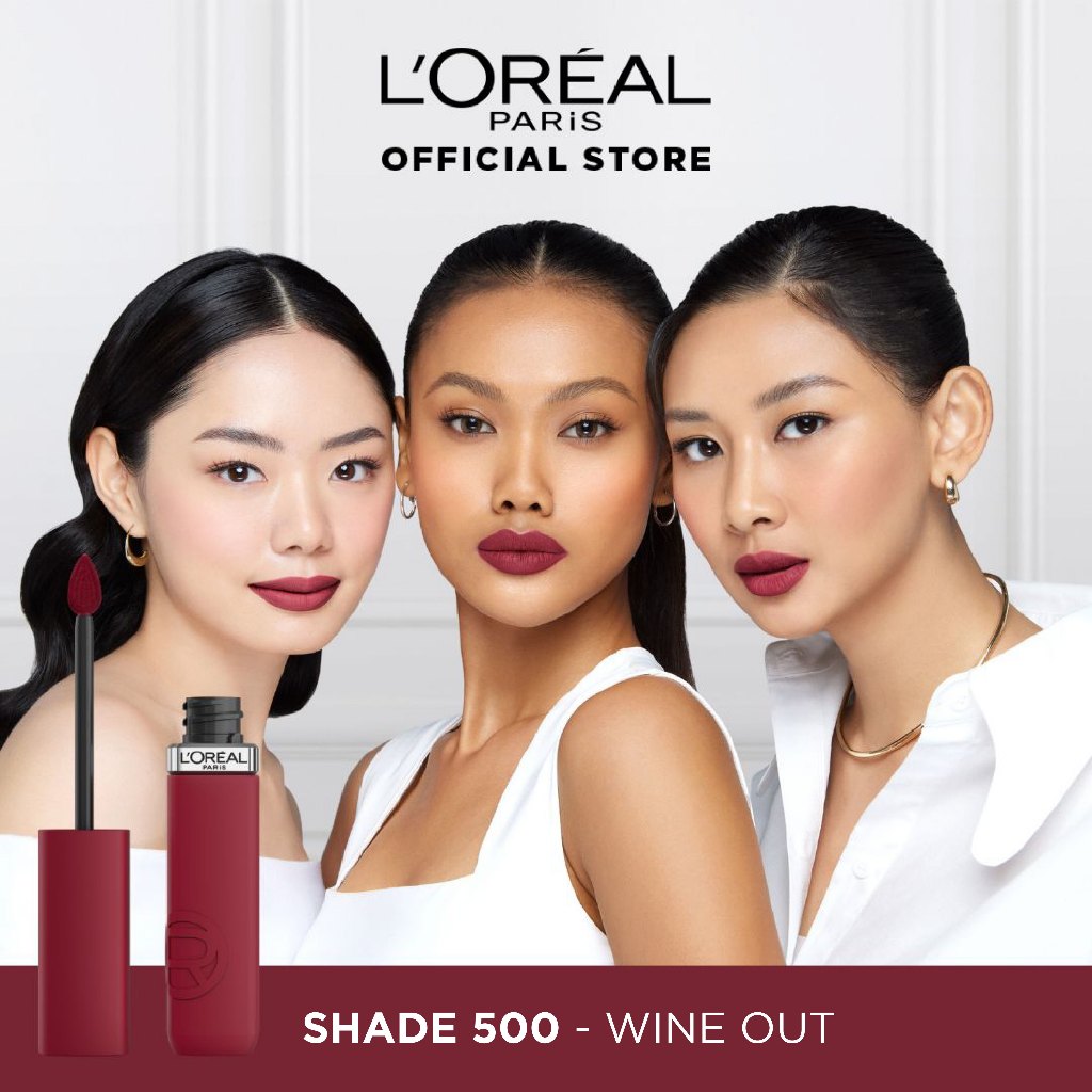 L’Oreal Paris Infallible Matte Resistance Liquid Lipstick for 16H Long Lasting Matte Lips, Transfer Proof, Smudge Proof, Longwear Hydrating Comfort