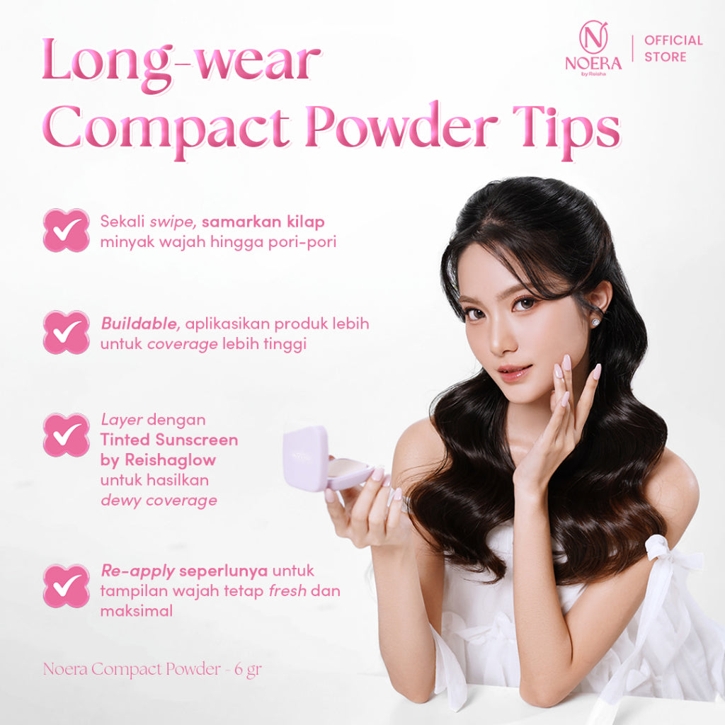 Noera Compact Powder | Bedak Padat Blur Matte Effect