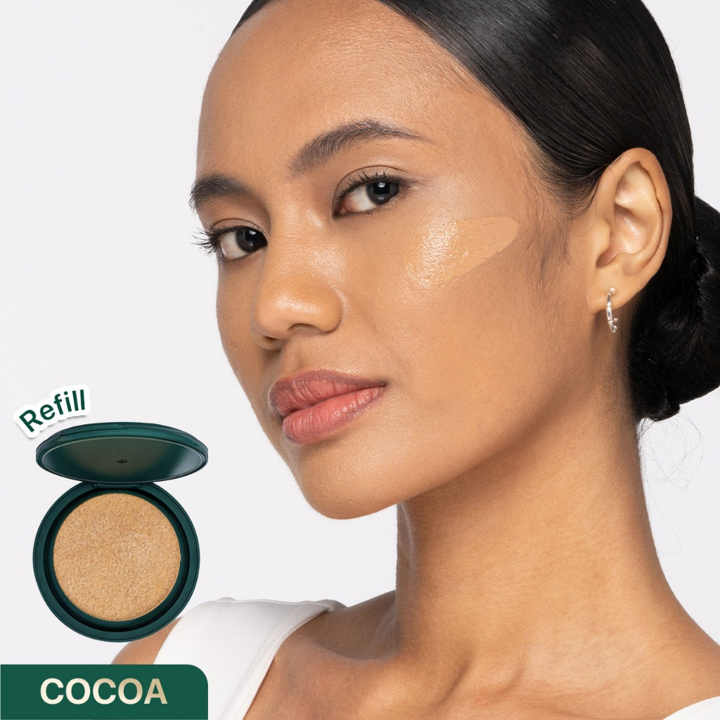 NPURE Centella Asiatica Flawless Matte Power Cushion dan Refill Cushion / Cushion Daily / Cushion matte / Refill Cushion