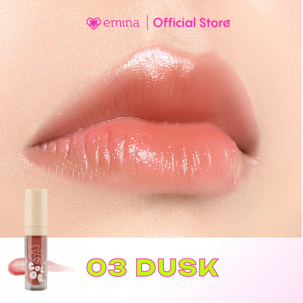 Emina Watercolor Lip Serum - Serum Bibir Tinted Mencerahkan dalam 7 Hari