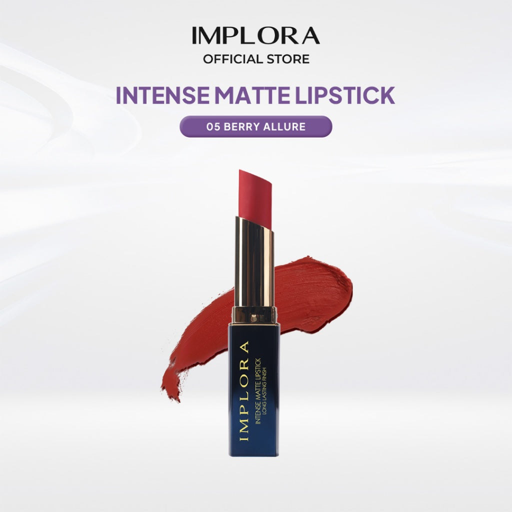 Implora Lipstick Intense Matte | Lipstik Transferproof Long-Lasting