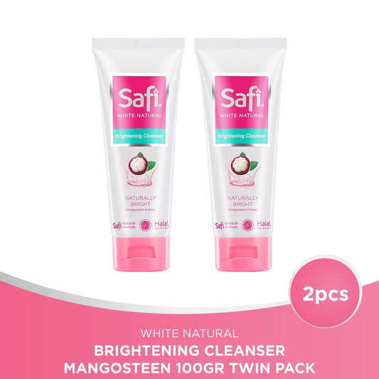 Safi White Natural Brightening Cleanser Mangosteen 100gr - Twinpack