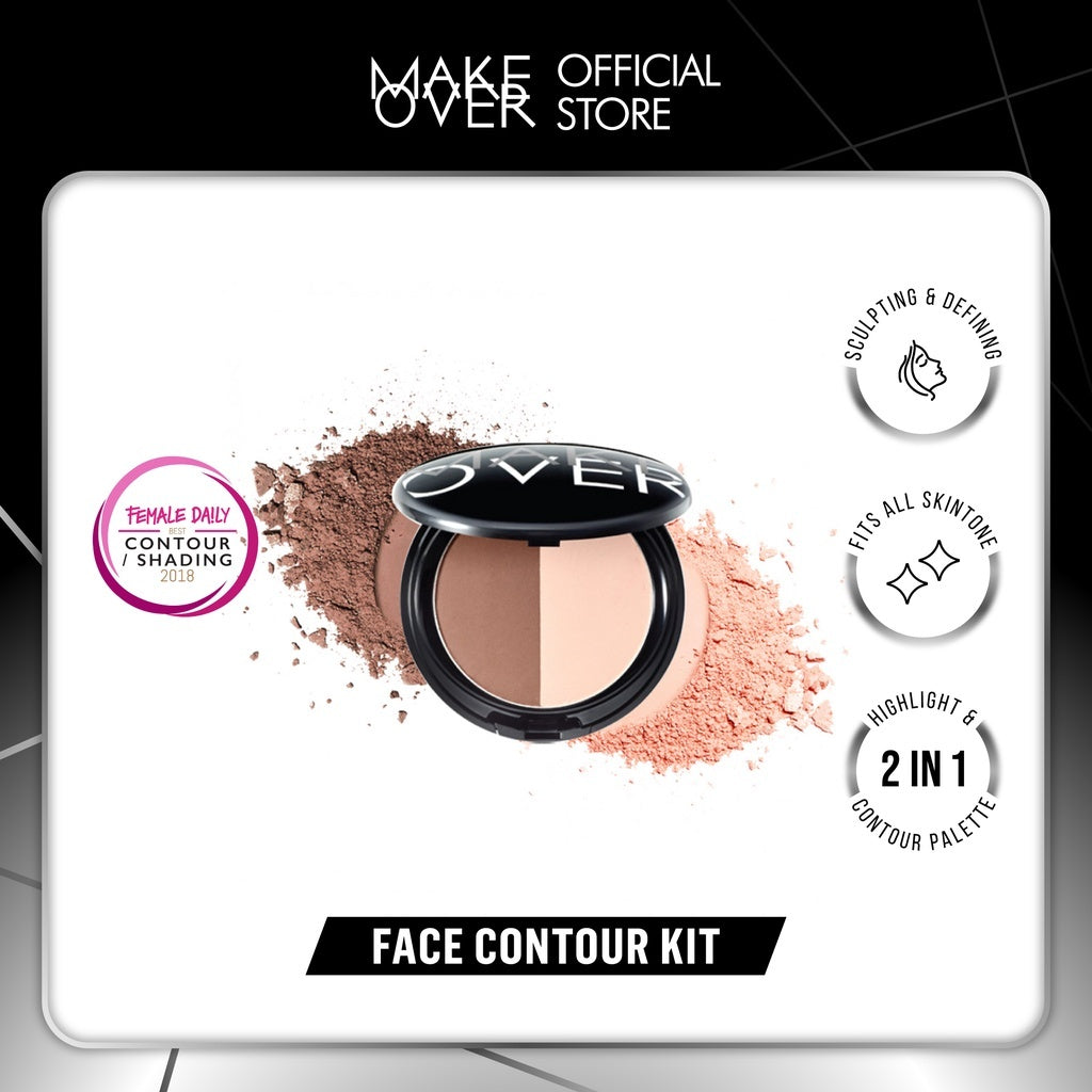 MAKE OVER Face Contour Kit 12 g - Contour & Highlight