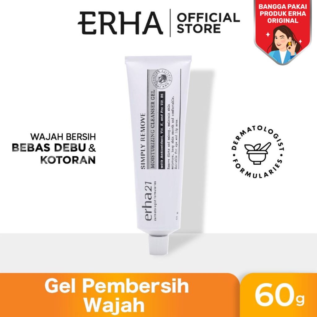 ERHA Simply Remove 60g - Pembersih Wajah & Make Up