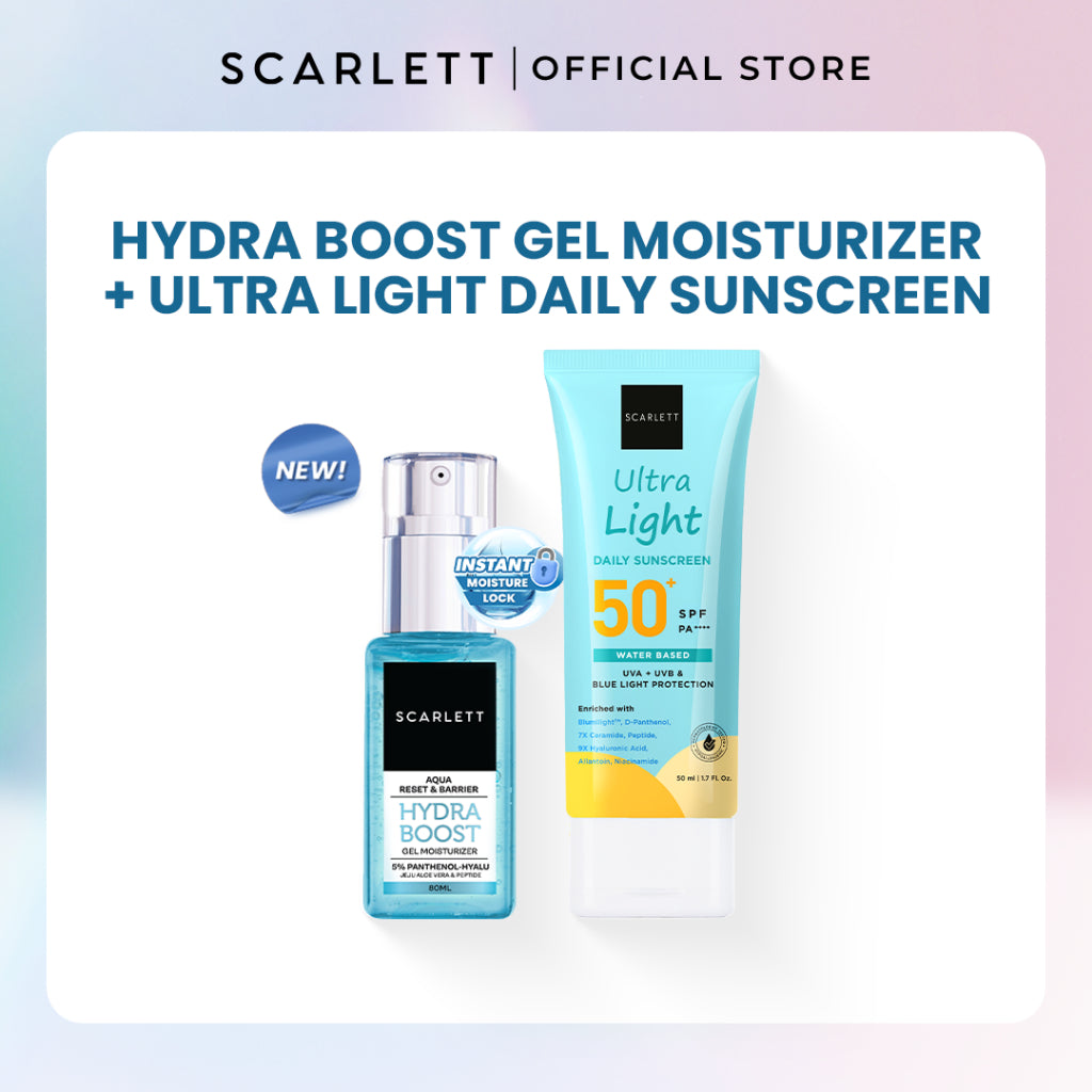 SCARLETT Moisturizer Series – Pelembab Wajah untuk Melembapkan Kulit dan Menjaga Skin Barrier agar Kulit Tetap Sehat dan Glowing