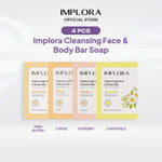 [4 PCS] Implora Cleansing Face & Body Bar Soap