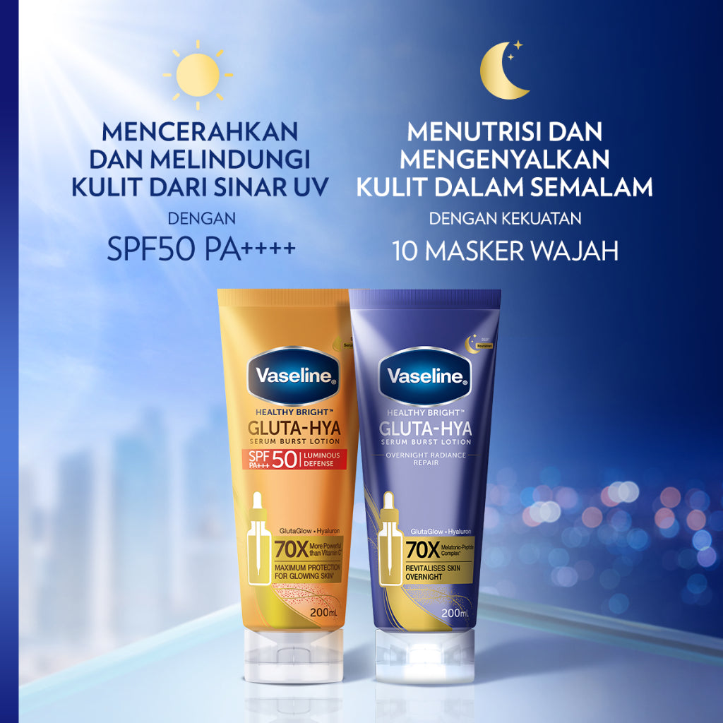 VASELINE Gluta-Hya Body Serum Overnight Radiance Repair 200 mL