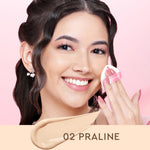 Glad2Glow Perfect Cover Cushion Foundation Waterproof Make Up Setting Concealer BB Cream Tahan Lama Hingga 12 Jam Hasil Akhir Glowing Dan Menyatu Dengan Warna Kulit Tekstur Ringan Di Wajah Full Coverage Velvet To Matte g2glow official store