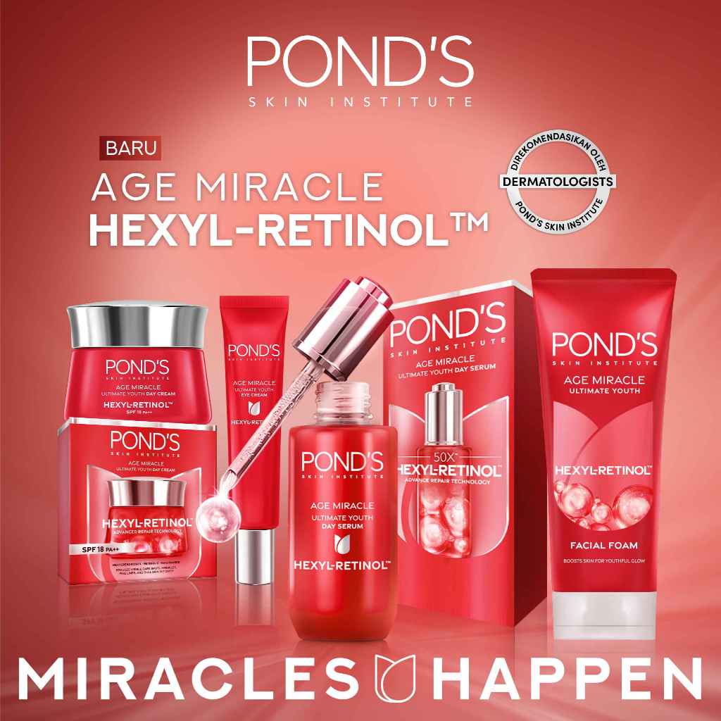 PONDS AGE MIRACLE DAY CREAM HEXYL-RETINOL 20gr