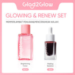 Glad2Glow Toner Complete Series 80ml-Brighten/Acne Toner/Barrier/Exfoliating toner-Skincare toner badan face mist hydrating toner centella toner wajah eksfoliasi water g2g toner hydrating gloglowing brightening exfoliasi glycolic madeca g2g official store