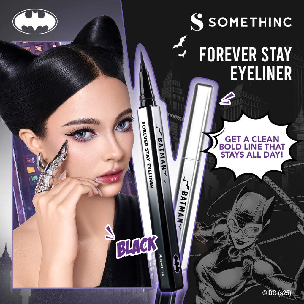 SOMETHINC Forever Stay Eyeliner Blackest Black - Batman Edition