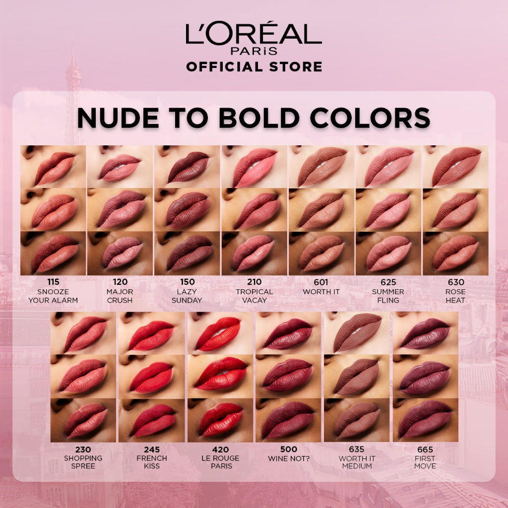 L’Oreal Paris Infallible Matte Resistance Liquid Lipstick for 16H Long Lasting Matte Lips, Transfer Proof, Smudge Proof, Longwear Hydrating Comfort