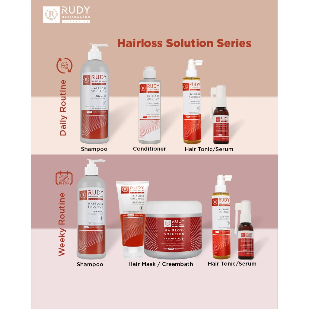 [2 PCS] Rudy Hadisuwarno Hairloss Solution Hair Mask 200 ml