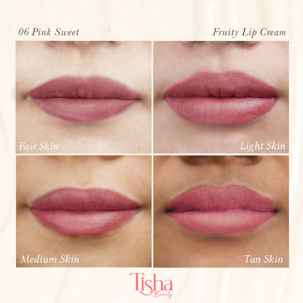 Tisha Beauty Fruity Lip Cream – Moisturizing Longlasting 12hour 4ml