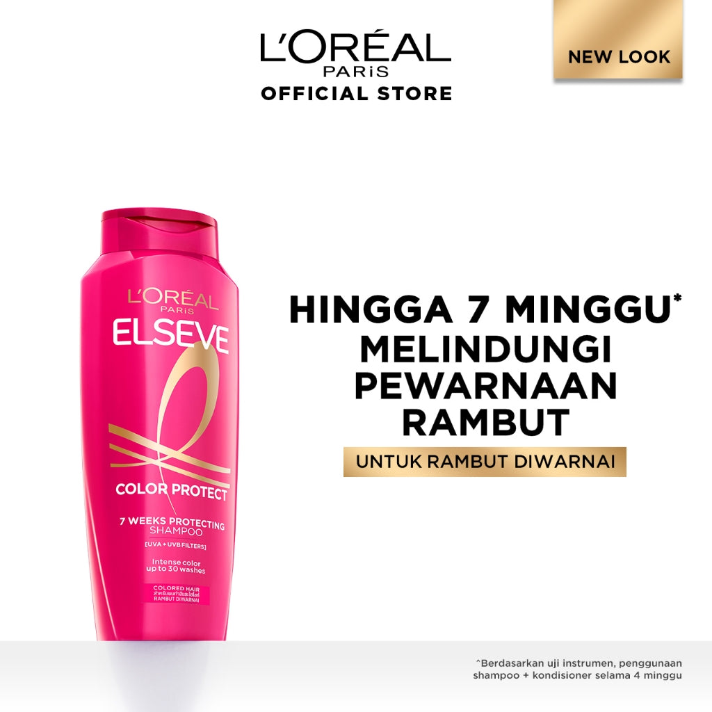 L'Oreal Paris Elseve Color Protect 7 Weeks Protecting Shampoo Hair Care (Melindungi Pewarnaan Rambut Hingga 7 Minggu)