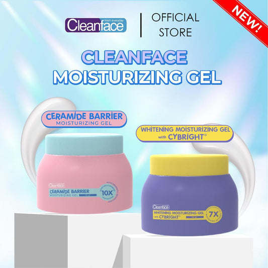 Purbasari - Cleanface Moisturizing Gel Cybright - Ceramide / 10x Moisturizing dan Probiotic Technology / Cream memperkuat skin barrier/ flek hitam / mencerahkan kulit BPOM