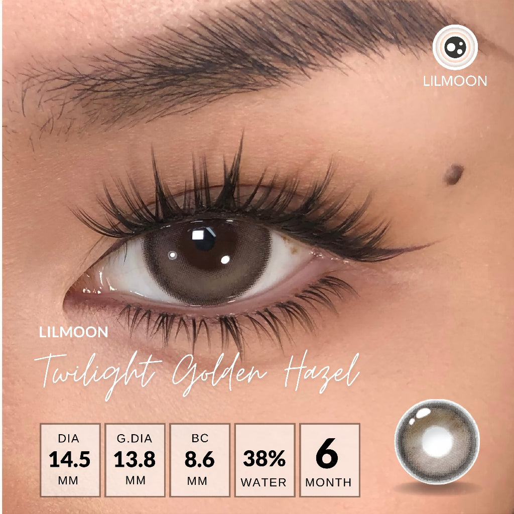 [Fuji Favorite] Lilmoon Softlens Kualitas Jepang softlens minus (0 sd -8.50) natural contact softlens/softlens warna/Lensa kontak/Japan lens/Lensa minus/softlens brown/softlens grey