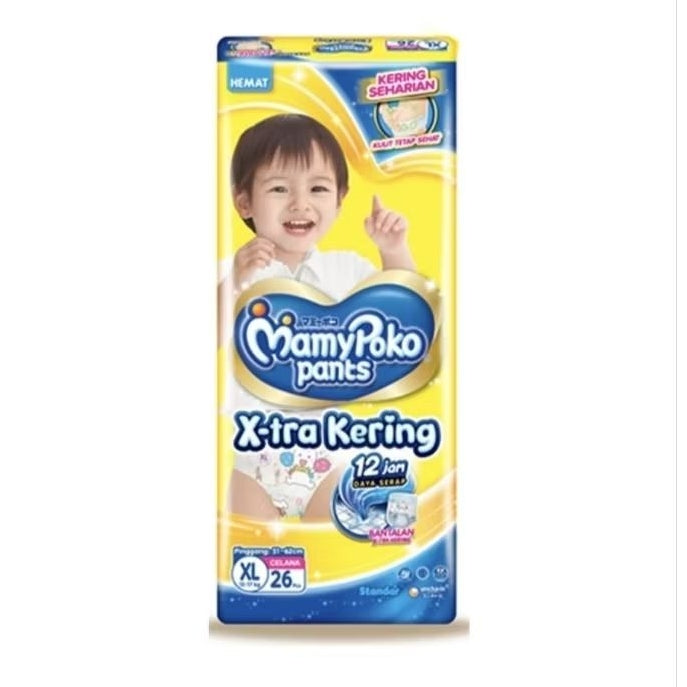 Mamy Poko X-tra Kering Popok Celana Bayi XL 26 pcs