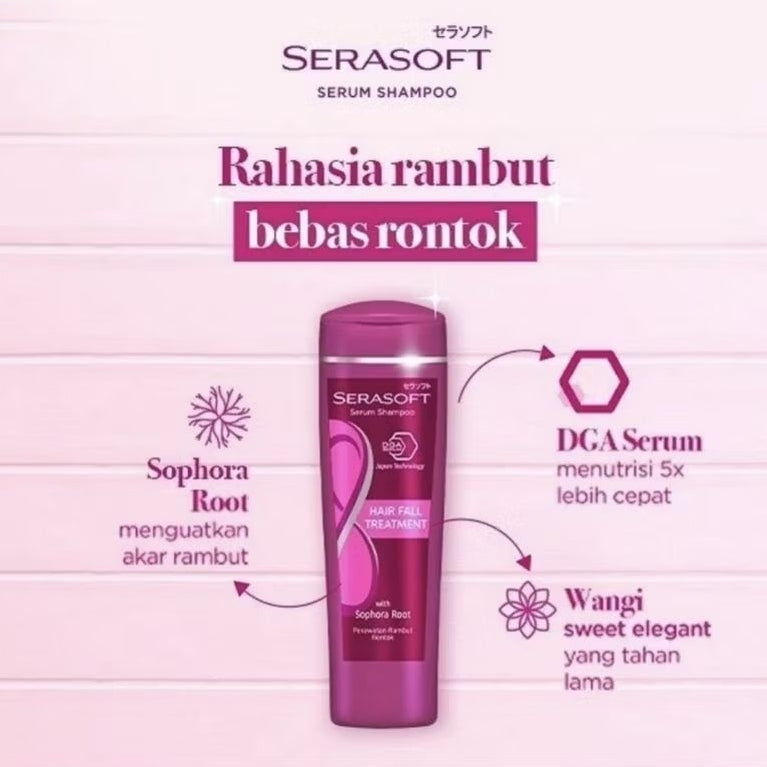 Serasoft Serum Sampo Perawatan Rambut  Botol 170 ml