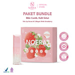 Noera Paket Collagen Drink Improved Formula & New Vita Lip serum | Minuman Kolagen Glutathione Pencerah | Premium Collagen Drink | Colagen Beauty Drink | Beauty Booster