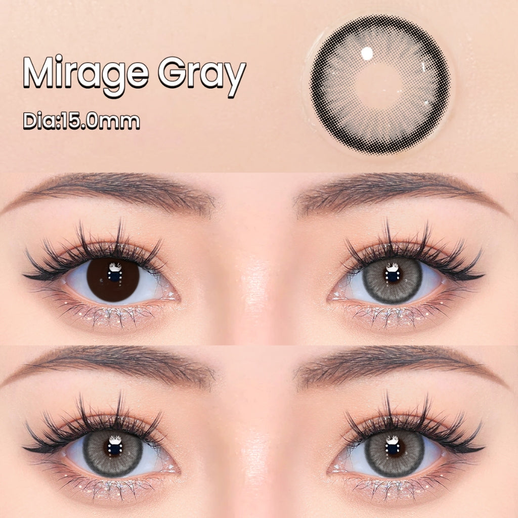 [Beli 1 Gratis 2 Hadiah] UYAAI Softlens Normal 14.00-15.00mm 1Pasang Softlens+120ML Air Pencuci Softlens+Lenscase