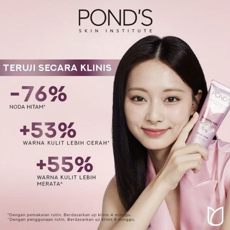 Ponds Bright Miracle Niasorcinol Pembersih & Pencerah Wajah Foam 50 g