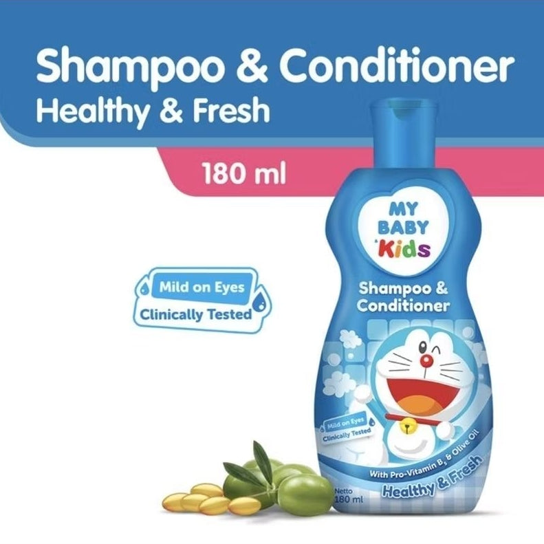 My Baby Kids Sampo & Kondisioner Doraemon Botol 180 ml