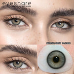 Eyeshare Brown Softlens Nicosia Brown Big Eyes 1Pasang Lensa Kontak Soft Softlen
