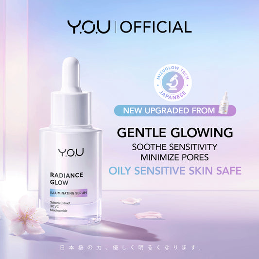 YOU Radiance Glow Illuminating Serum Brightening Vitamin C Niacinamide Gentle Glowing Skin