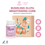 Noera Bundling Glutha Brightening Core | Gluta ALA-C & Collagen Drink Improved Formula