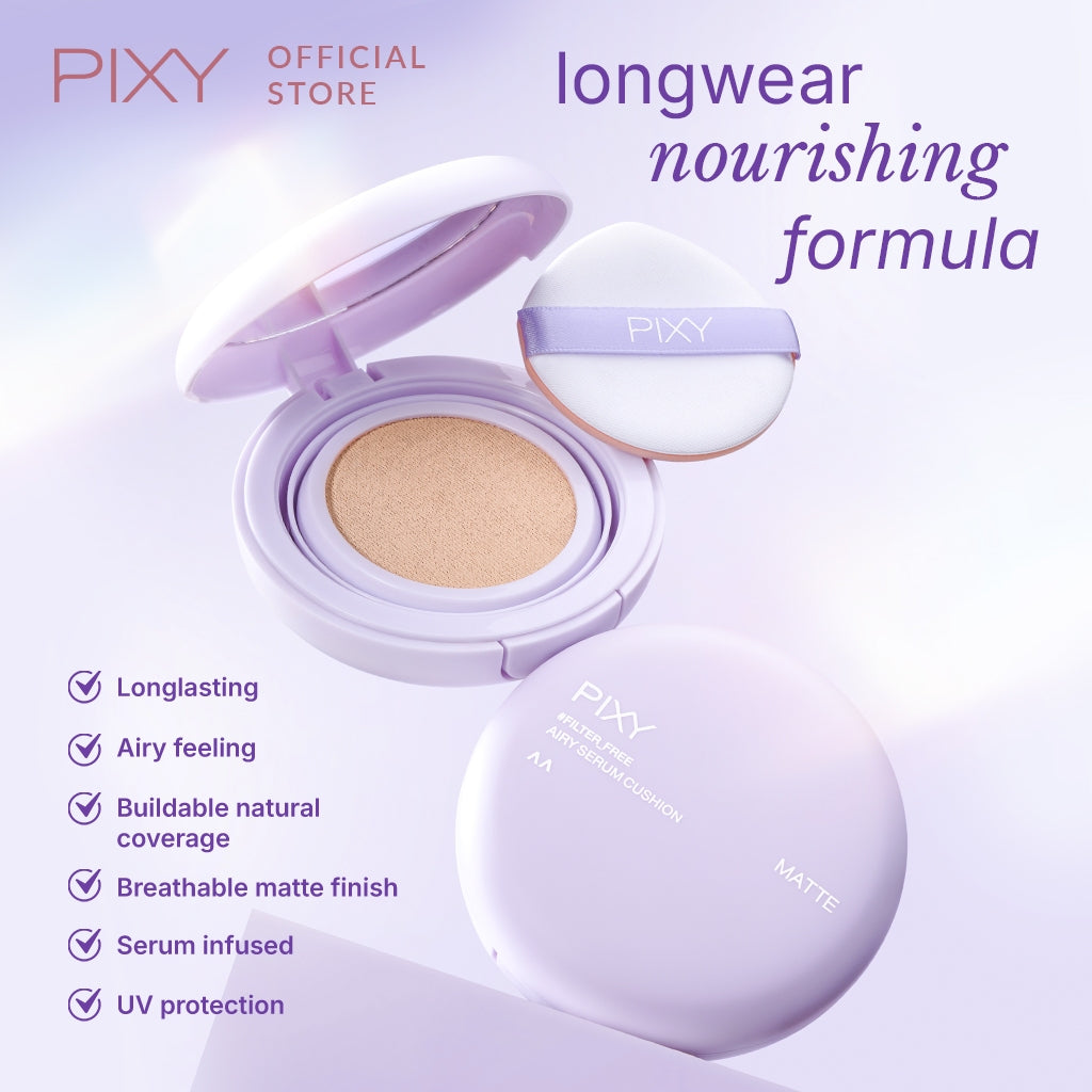 PIXY #Filter_Free Airy Serum Cushion Matte