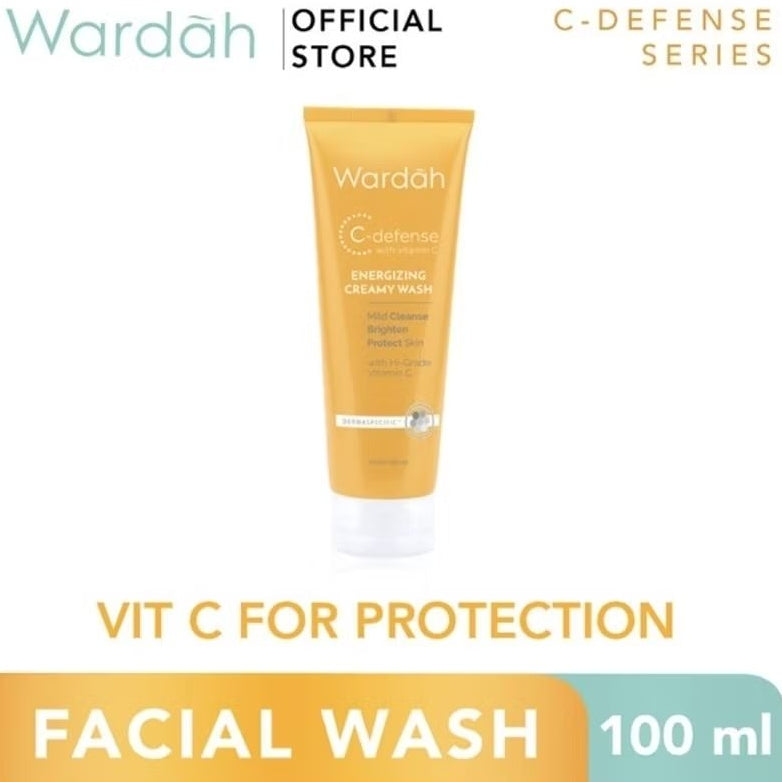 Wardah C-Defense Pembersih Wajah Creamy Energizing 100 ml