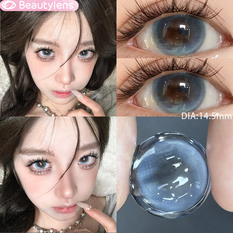 Ballet Pink BEAUTYLENS Softlens normal/minus(0.00s/d-8.00) berwarna Lensa korea 14.5mm contact lens