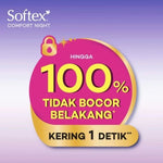 Softex Comfort Night 2 in 1 Pembalut Wanita Wing 29 & 36 cm 12 pcs