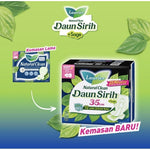 Laurier Daun Sirih Pembalut Wanita Wing Malam 35 cm 12 pcs