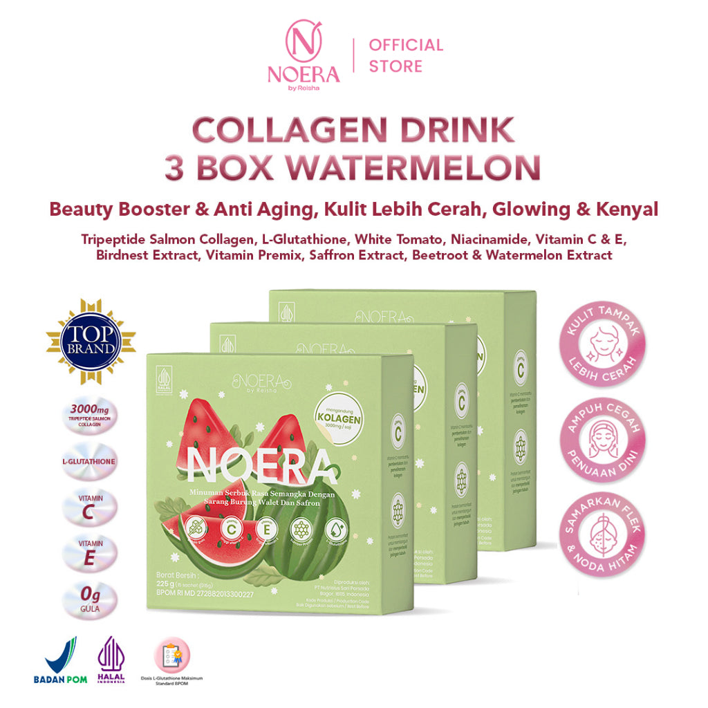 Noera Paket 3 Box Collagen Drink Improved Formula