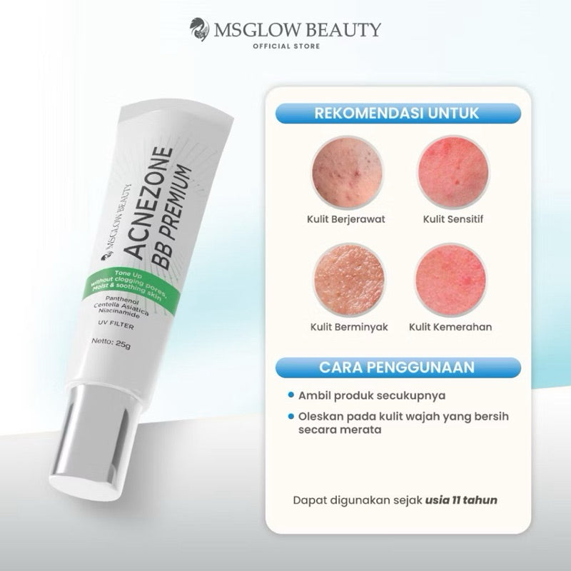MS GLOW ACNE ZONE BB PREMIUM